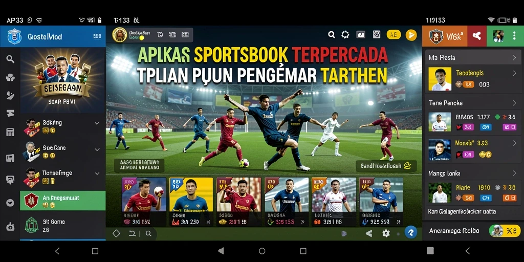 Tampilan antarmuka pengguna API33 yang menarik dan intuitif.