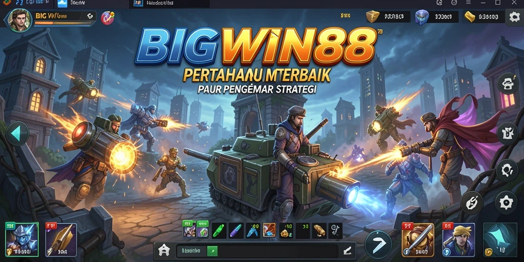 Gameplay mendebarkan dan strategi menara dalam BIGWIN88.