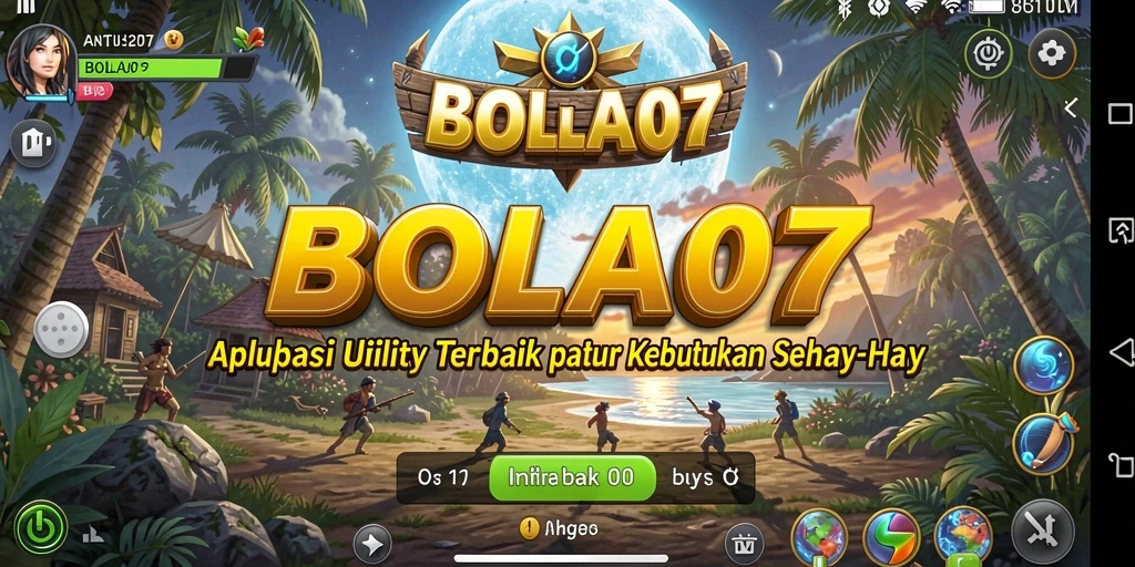 Tampilan antarmuka aplikasi BOLA07 yang user-friendly