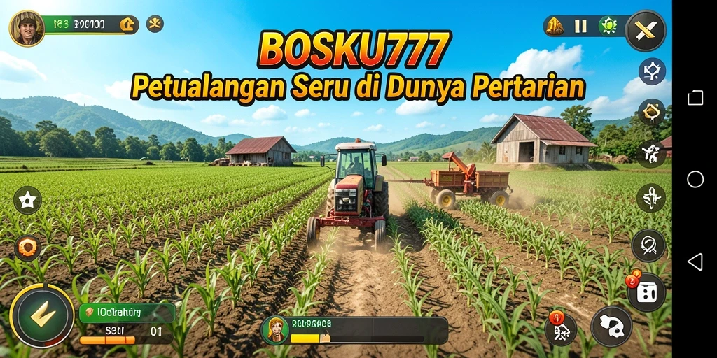 Screenshot menampilkan gameplay menarik di dunia pertanian.