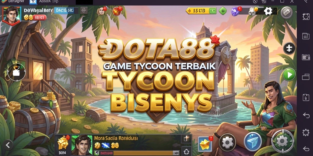 Tangkapan layar DOTA88 menunjukkan gameplay Tycoon yang seru dan interaktif.