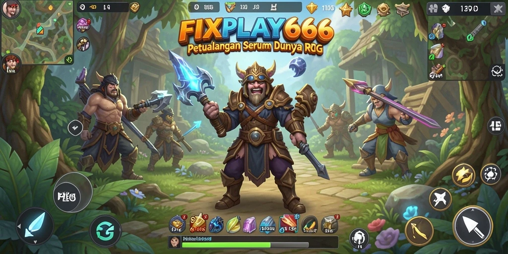 Gameplay menarik dalam dunia RPG yang fantastis.