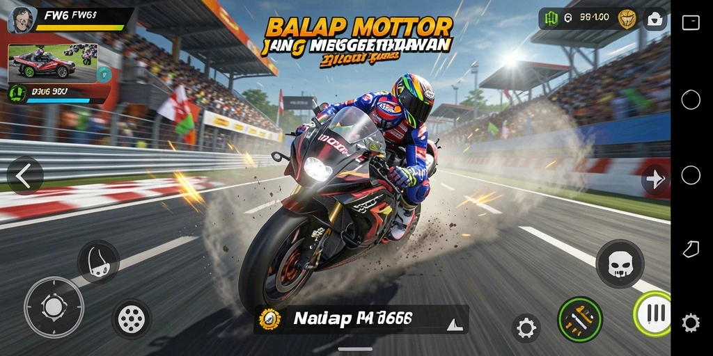 Tampilan gameplay FW66 yang memukau dan mendebarkan.