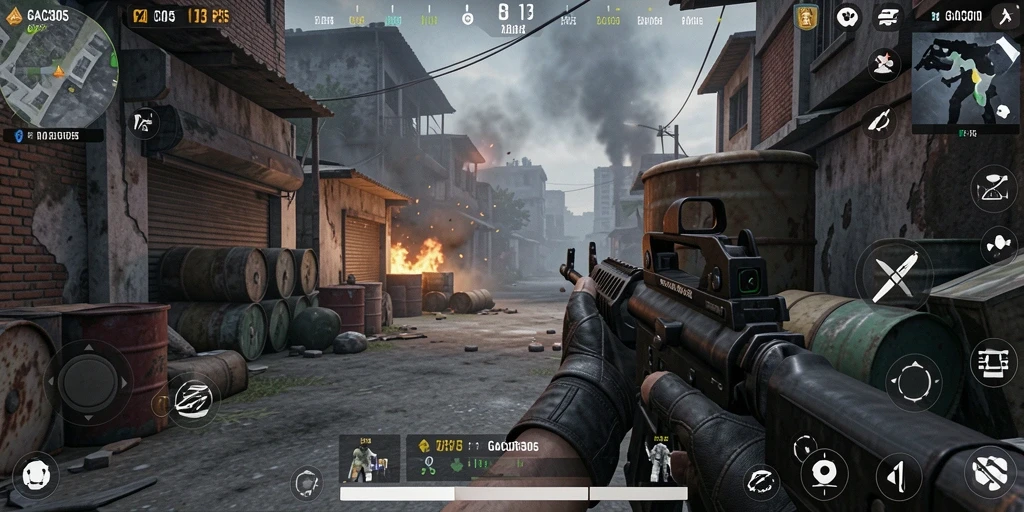 Screenshot menampilkan aksi gameplay mendebarkan di GACOR305.