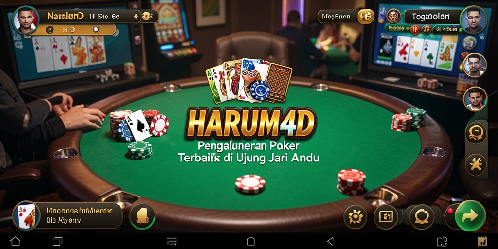 Gameplay seru di HARUM4D dengan pengalaman poker yang mendebarkan.