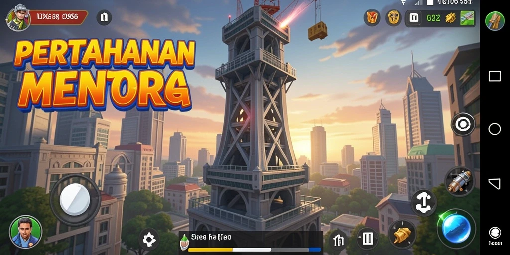 Gameplay menakjubkan dari IDX66 dalam pertahanan menara.