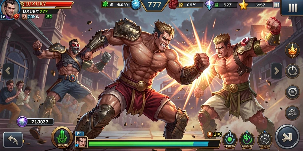 Gameplay seru dengan pertarungan tak terlupakan di LUXURY777.