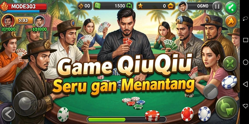 Gameplay seru QiuQiu di MODE303 dengan grafis yang memukau.