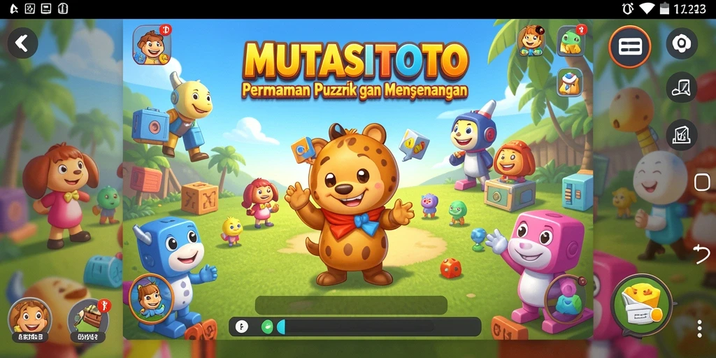 Tampilan gameplay puzzle yang menarik dan penuh tantangan.