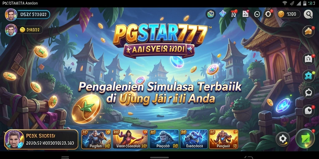Screenshot PGSTAR777 menampilkan grafis permainan yang menakjubkan dan gameplay yang menarik.