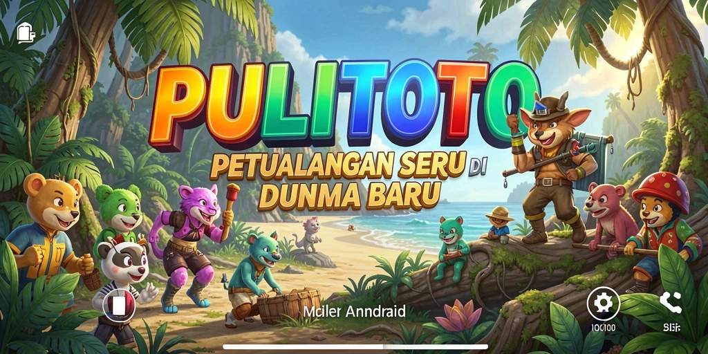Screenshot PULITOTO menampilkan aksi seru dalam gameplay petualangan.
