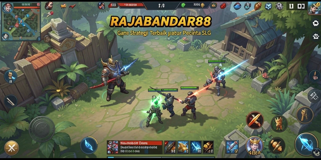 Tampilan gameplay menarik dari RAJABANDAR88 yang menggambarkan strategi dan kolaborasi.