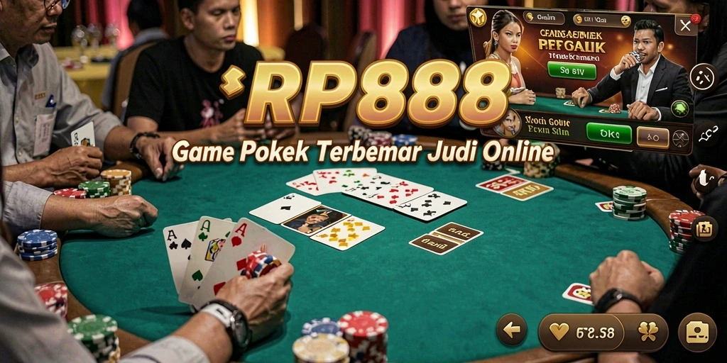 Tampilan gameplay poker yang seru di RP888.