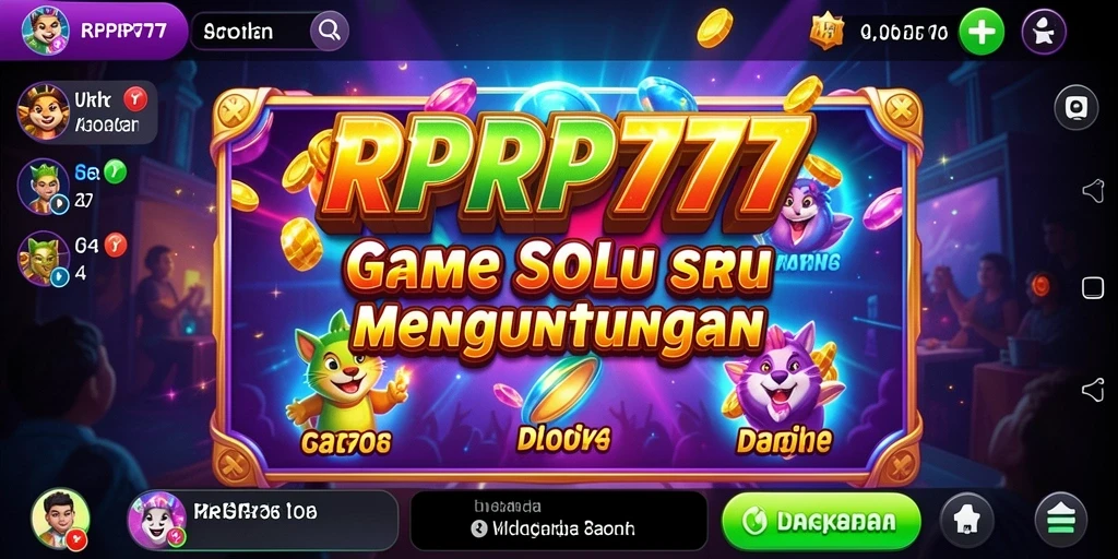 Screenshot gameplay RPRP777 menampilkan aksi seru permainan Slot.