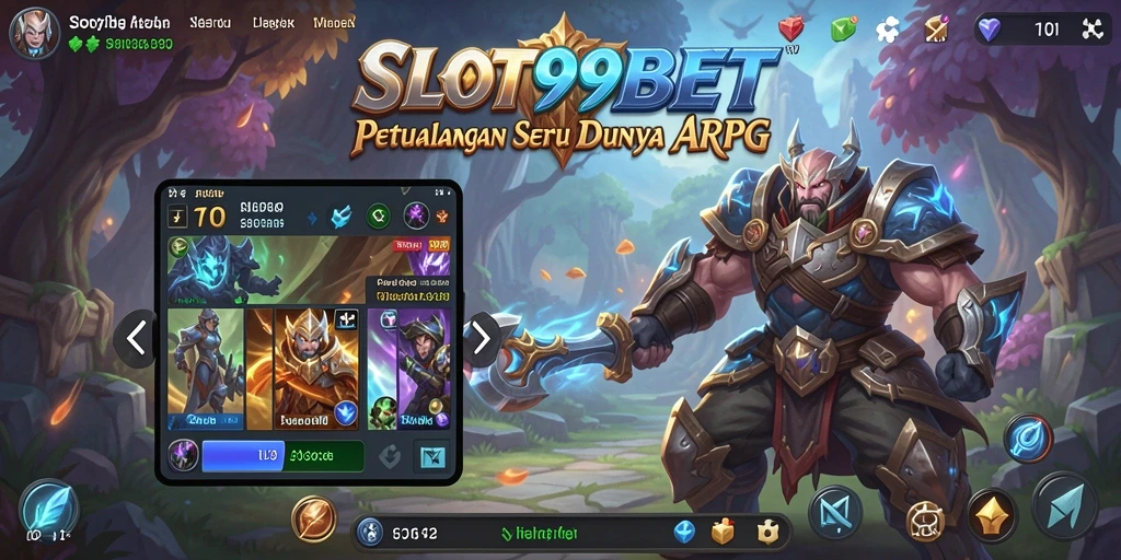 Screenshot dari gameplay menegangkan SLOT99BET dalam arena pertempuran.