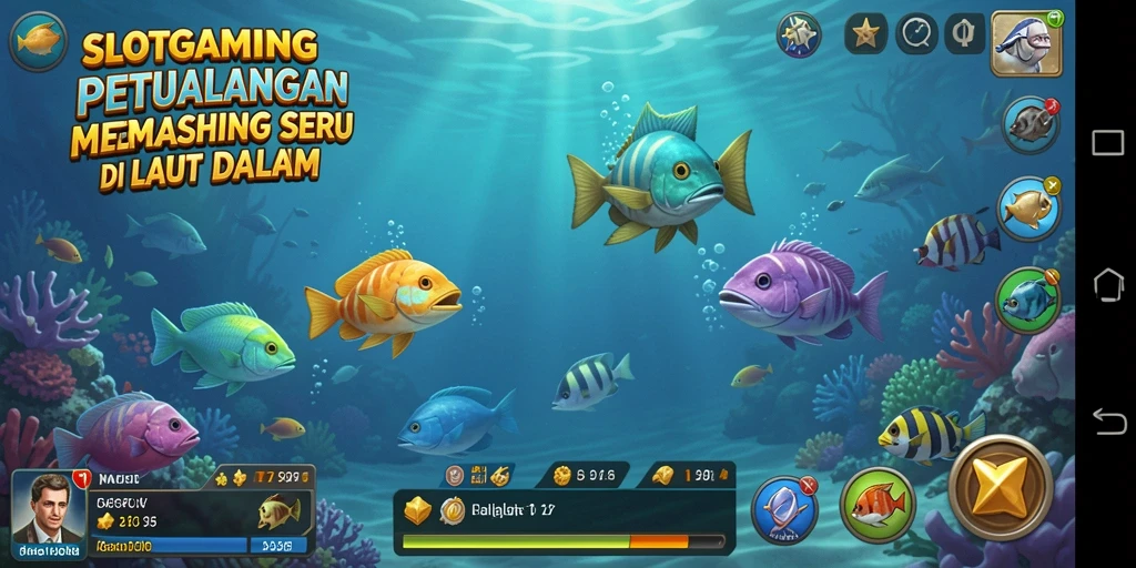 Gameplay SLOTGAMING dengan visual bawah laut yang menakjubkan.