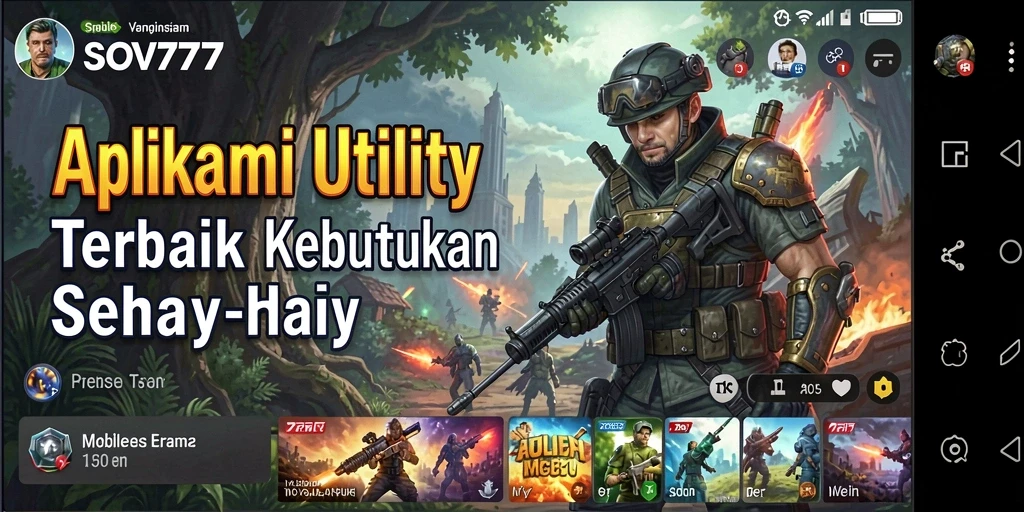 Tampilan antarmuka SOV777 yang sederhana dan fungsional.