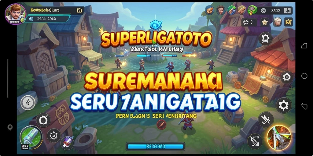 Tampilan gameplay <strong>SUPERLIGATOTO</strong> yang menarik dan penuh strategi.