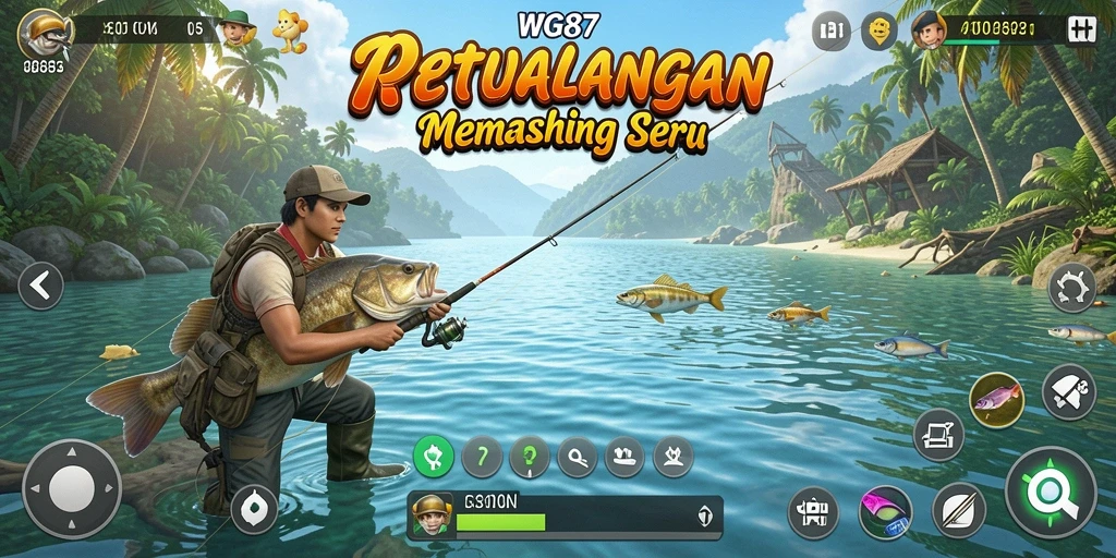 Tangkapan ikan yang mengesankan dalam gameplay WG87.