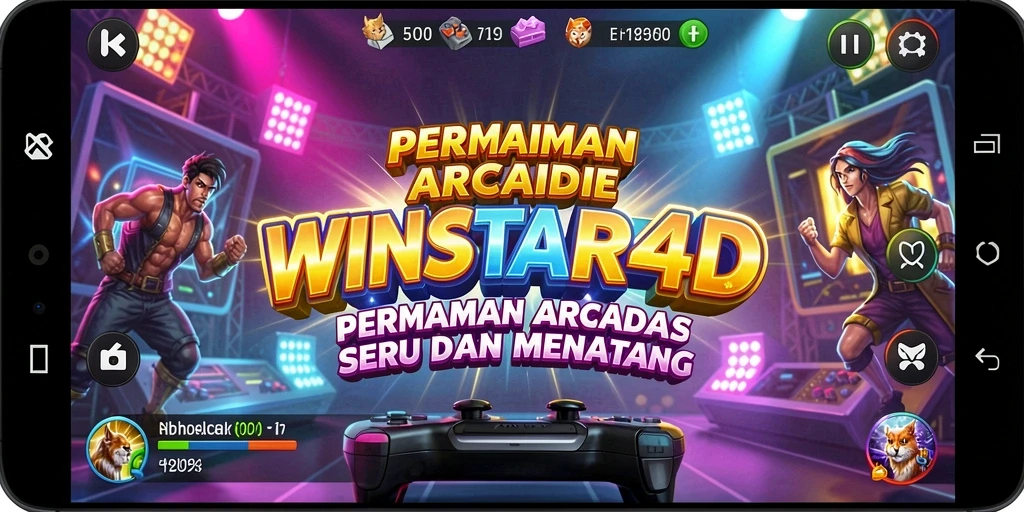 Tampilan gameplay seru dari WINSTAR4D dengan grafis menakjubkan.