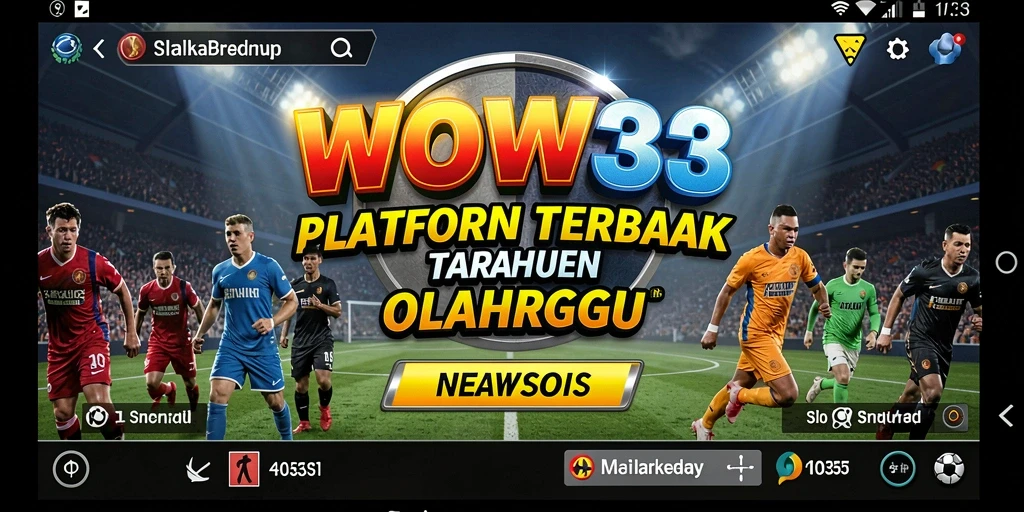 Tampilan gameplay taruhan olahraga di WOW33 yang menarik dan interaktif.